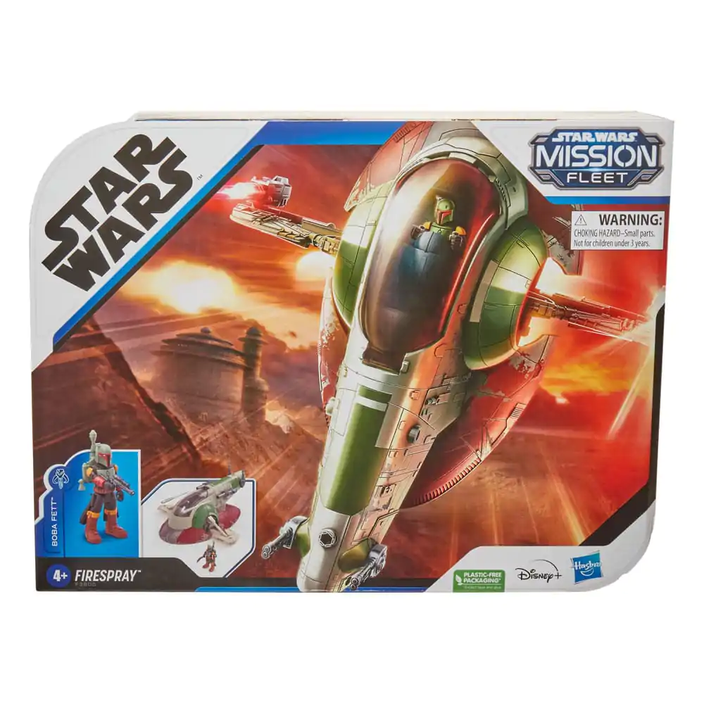 Star Wars Mission Fleet Vozidlo Vehicle s figúrkou Firespray s Boba Fett 6 cm produktová fotografia