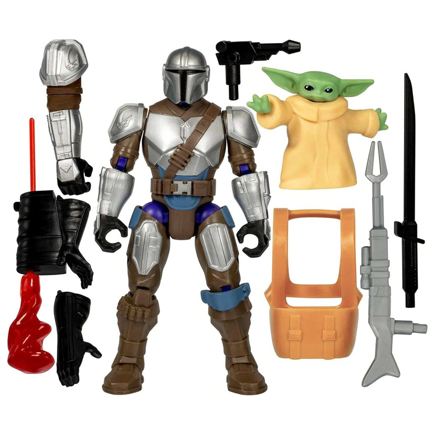 Star Wars Mix Mashers The Mandalorian & Grogu Deluxe figúrka 12cm produktová fotografia