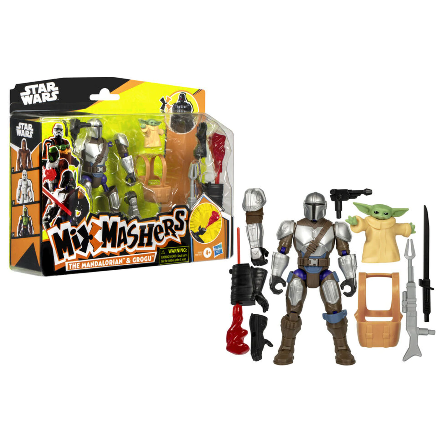 Star Wars Mix Mashers The Mandalorian & Grogu Deluxe figúrka 12cm produktová fotografia