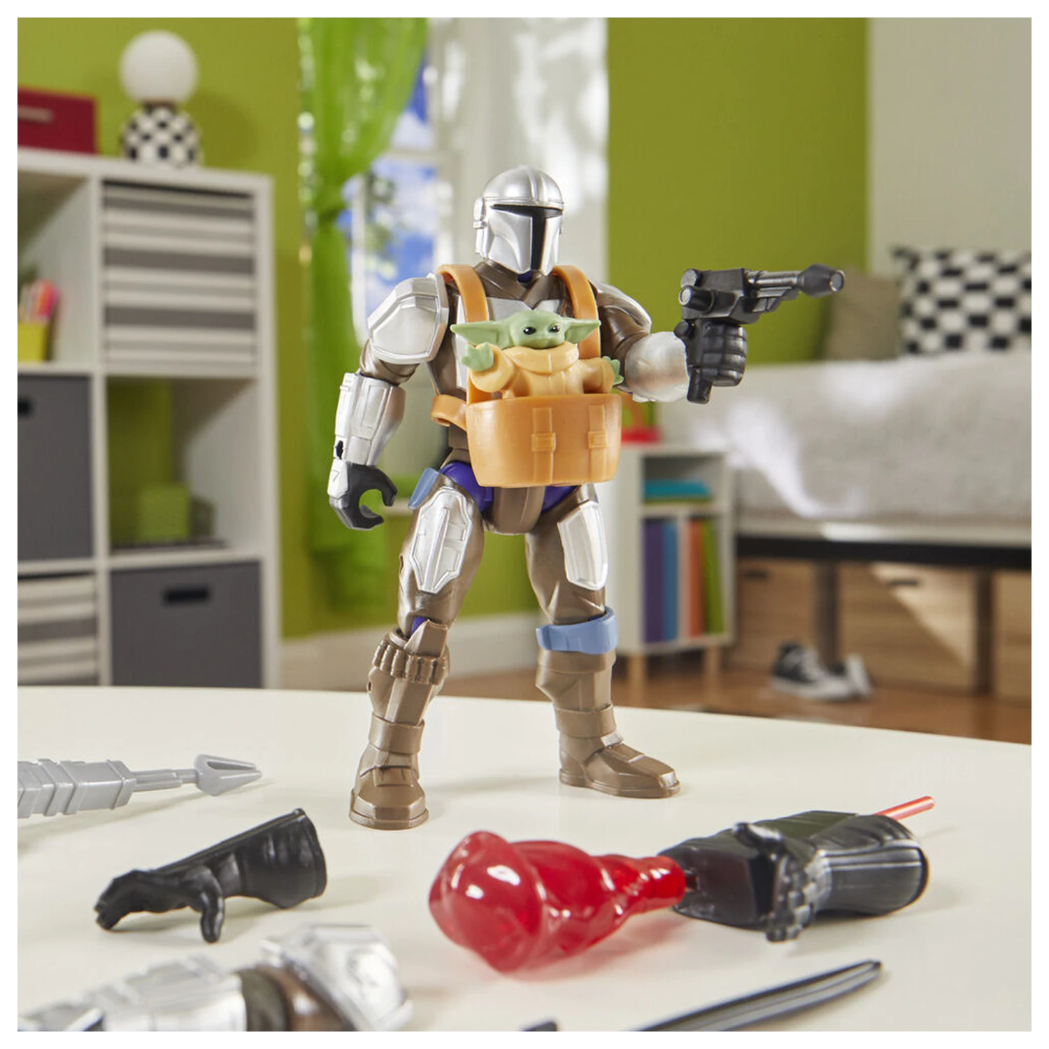 Star Wars Mix Mashers The Mandalorian & Grogu Deluxe figúrka 12cm produktová fotografia