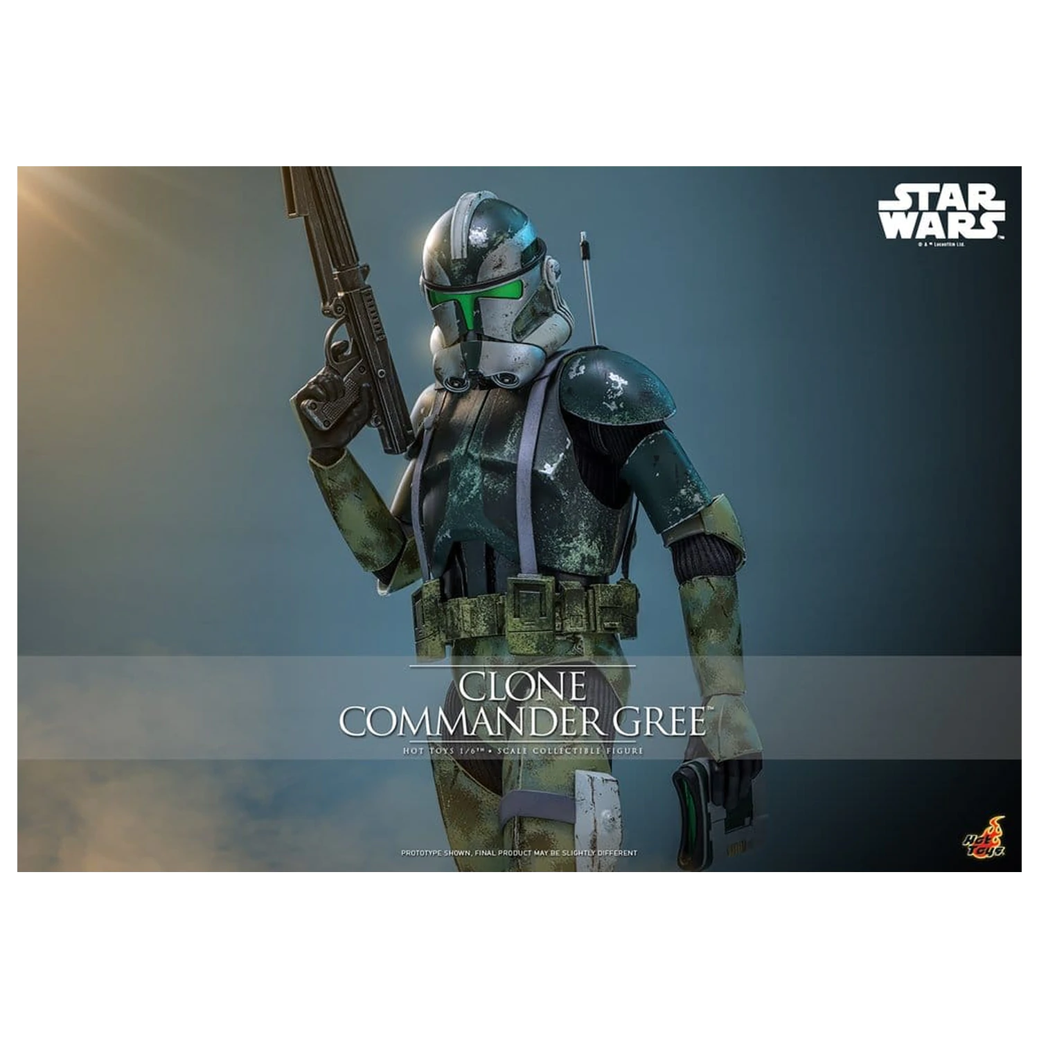 Star Wars Movie Masterpiece Akčná figúrka 1/6 Clone Commander Gree 30 cm produktová fotografia