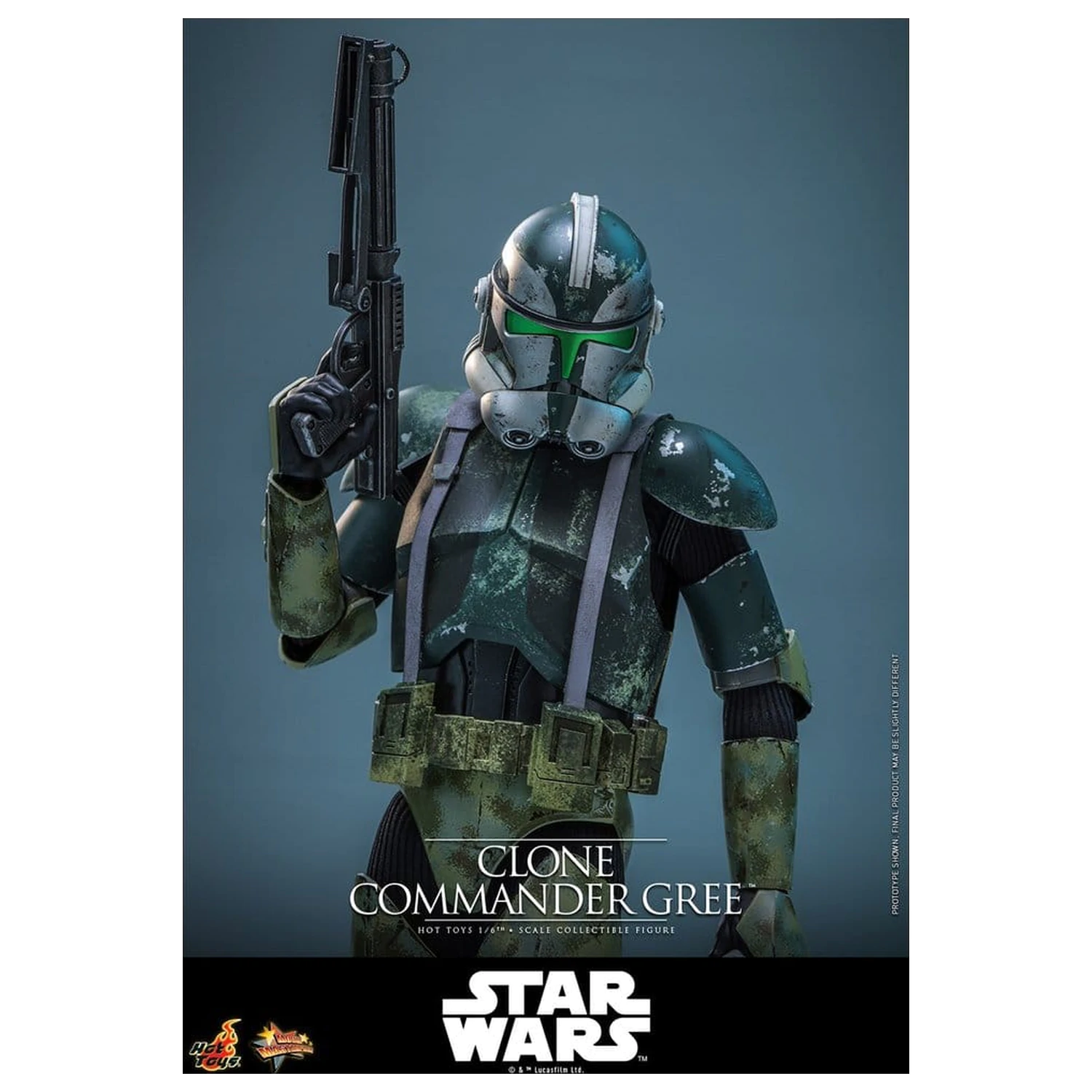 Star Wars Movie Masterpiece Akčná figúrka 1/6 Clone Commander Gree 30 cm produktová fotografia