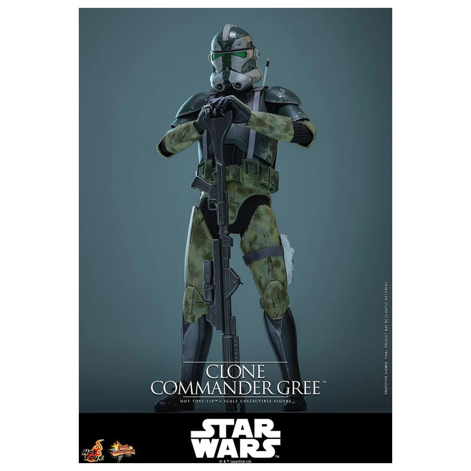 Star Wars Movie Masterpiece Akčná figúrka 1/6 Clone Commander Gree 30 cm produktová fotografia