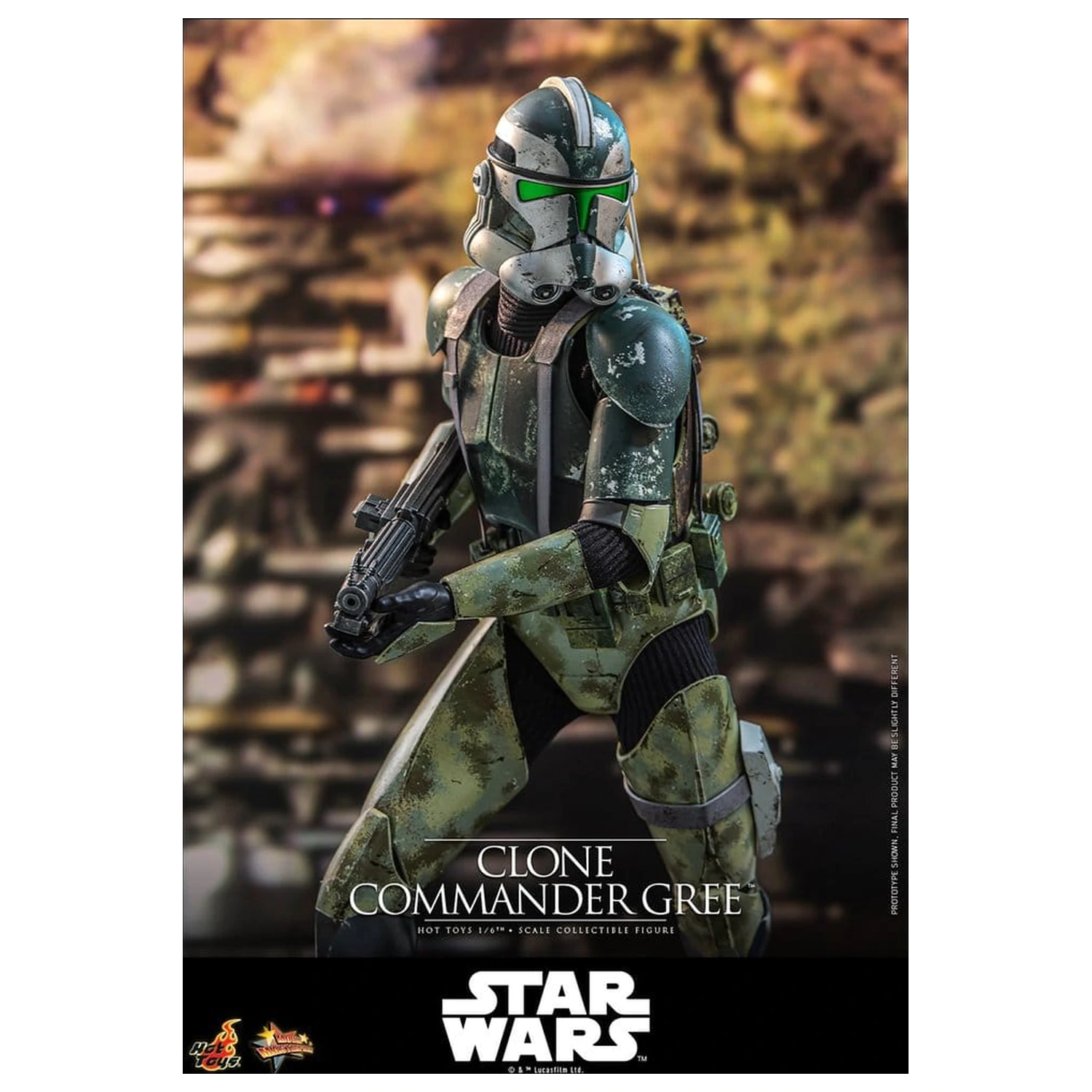 Star Wars Movie Masterpiece Akčná figúrka 1/6 Clone Commander Gree 30 cm produktová fotografia