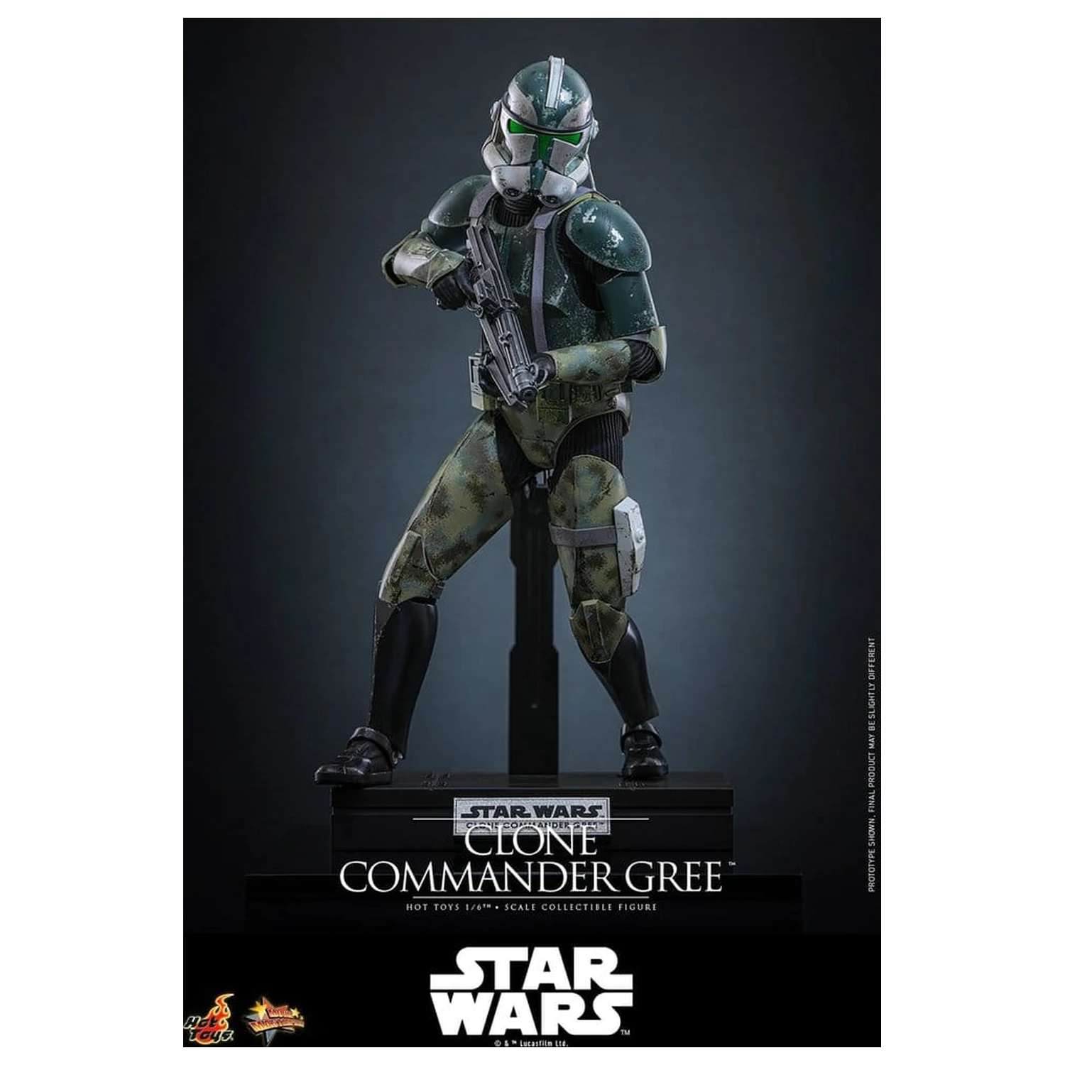 Star Wars Movie Masterpiece Akčná figúrka 1/6 Clone Commander Gree 30 cm produktová fotografia