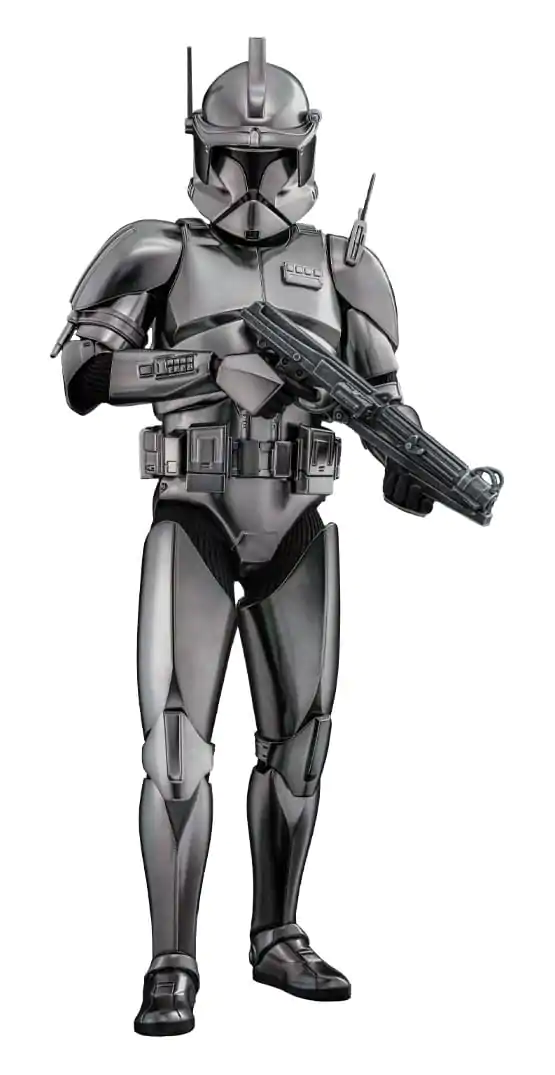 Star Wars Movie Masterpiece akčná figúrka 1/6 Commander Cody (Chrome Version) Hot Toys Exclusive 30 cm produktová fotografia