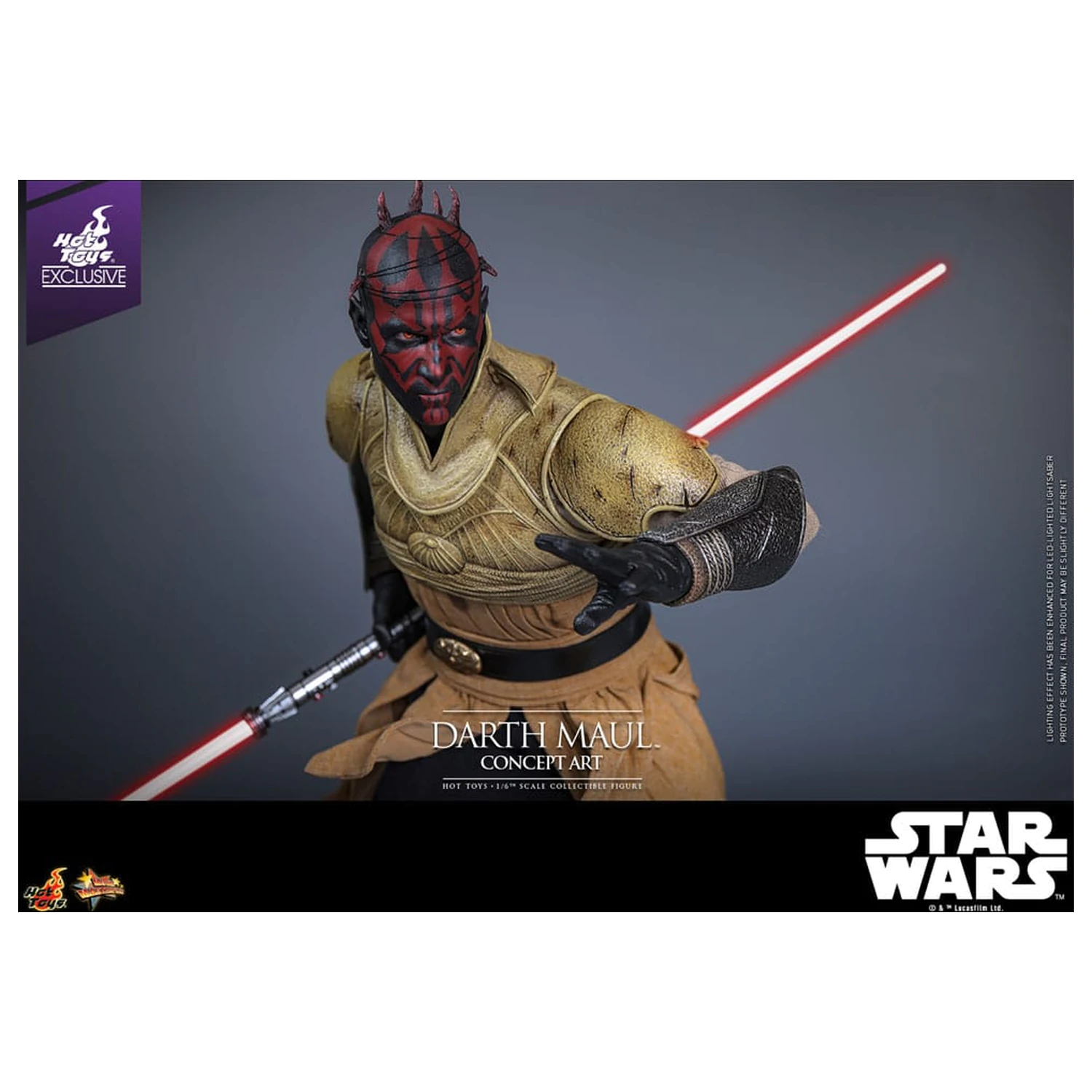 Star Wars Movie Masterpiece Akčná figúrka 1/6 Darth Maul (Concept Art) Hot Toys Exclusive 35 cm produktová fotografia