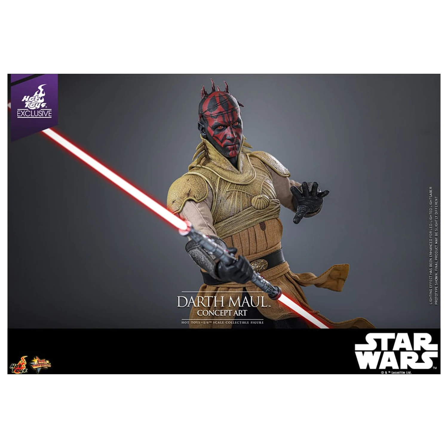 Star Wars Movie Masterpiece Akčná figúrka 1/6 Darth Maul (Concept Art) Hot Toys Exclusive 35 cm produktová fotografia