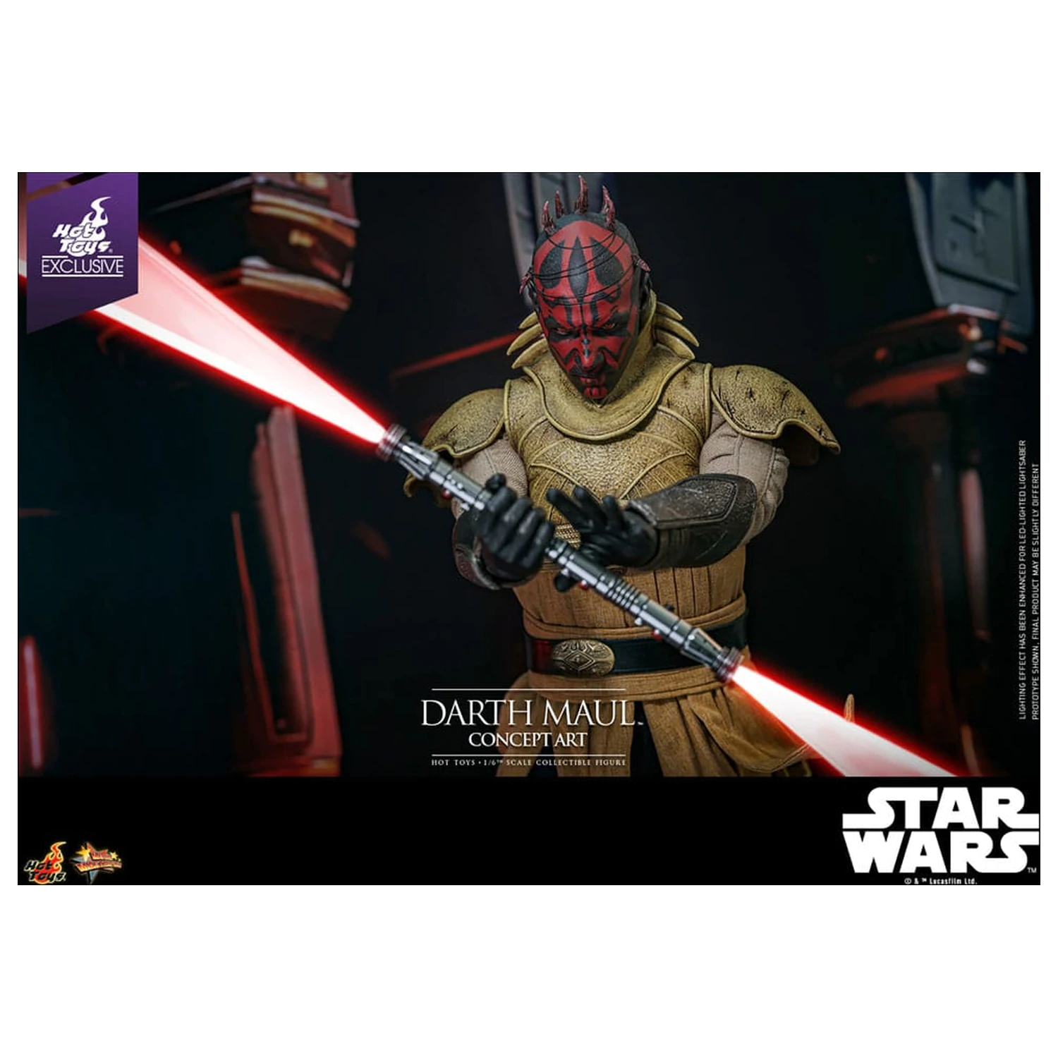 Star Wars Movie Masterpiece Akčná figúrka 1/6 Darth Maul (Concept Art) Hot Toys Exclusive 35 cm produktová fotografia