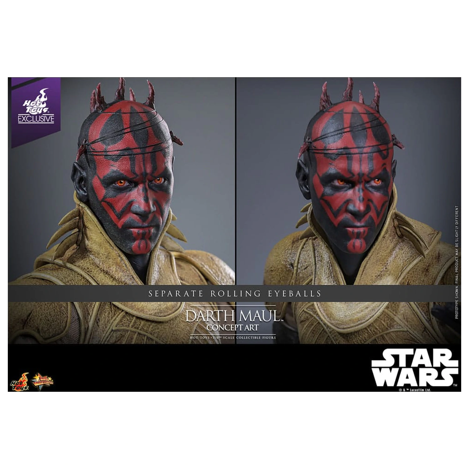 Star Wars Movie Masterpiece Akčná figúrka 1/6 Darth Maul (Concept Art) Hot Toys Exclusive 35 cm produktová fotografia