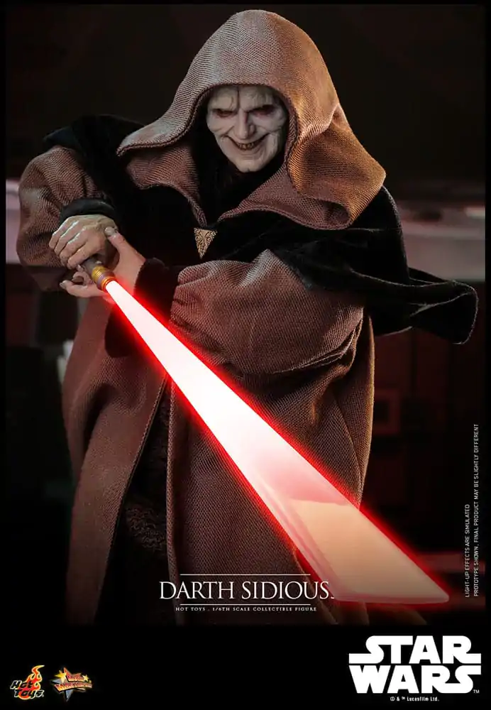 Star Wars Movie Masterpiece Akčná figúrka 1/6 Darth Sidious 29 cm termékfotó