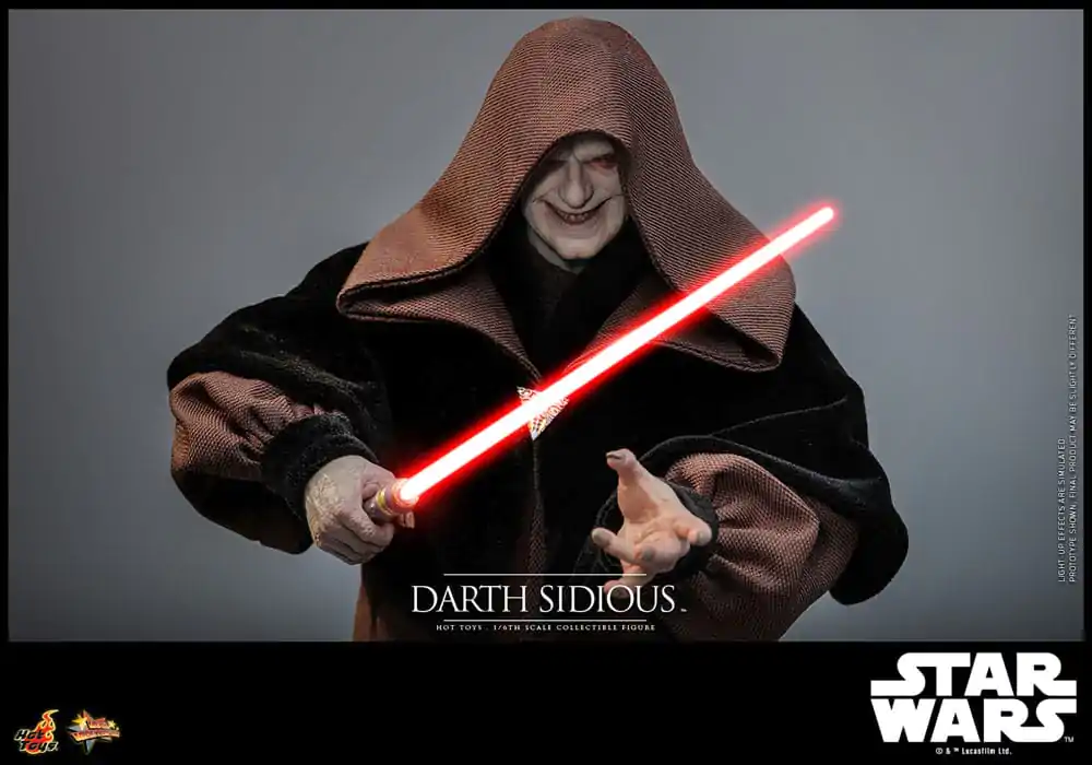 Star Wars Movie Masterpiece Akčná figúrka 1/6 Darth Sidious 29 cm termékfotó