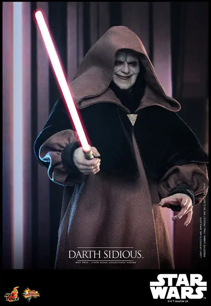 Star Wars Movie Masterpiece Akčná figúrka 1/6 Darth Sidious 29 cm termékfotó