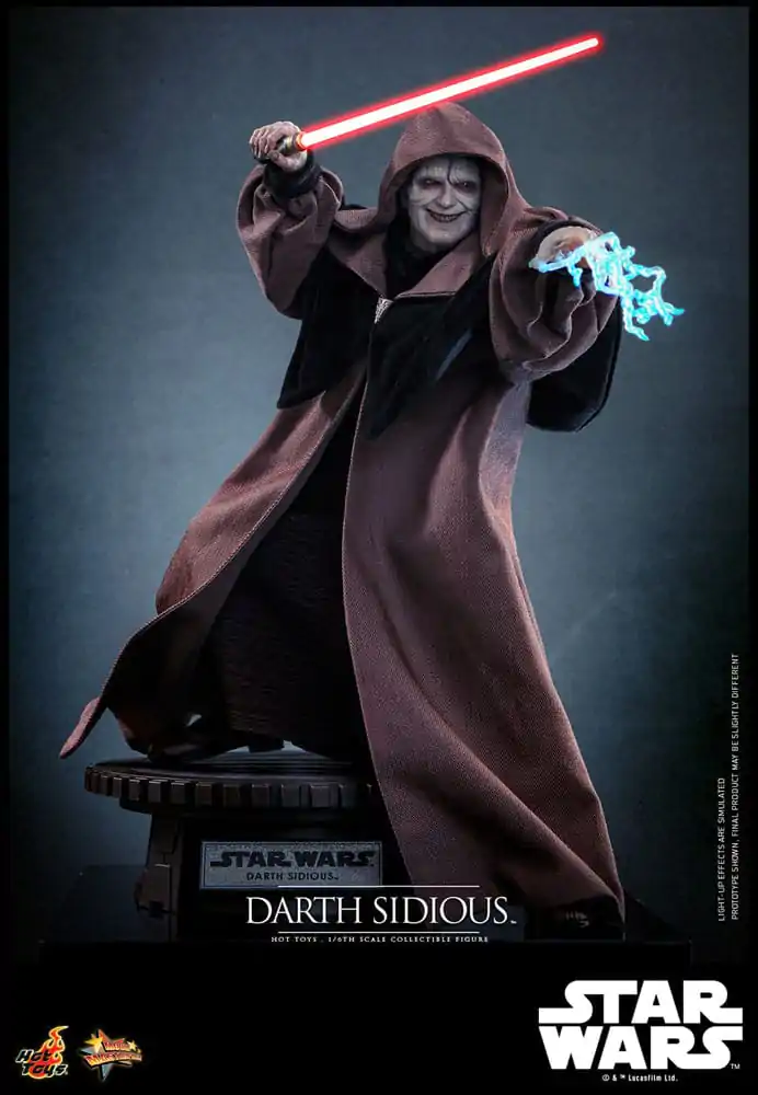 Star Wars Movie Masterpiece Akčná figúrka 1/6 Darth Sidious 29 cm termékfotó