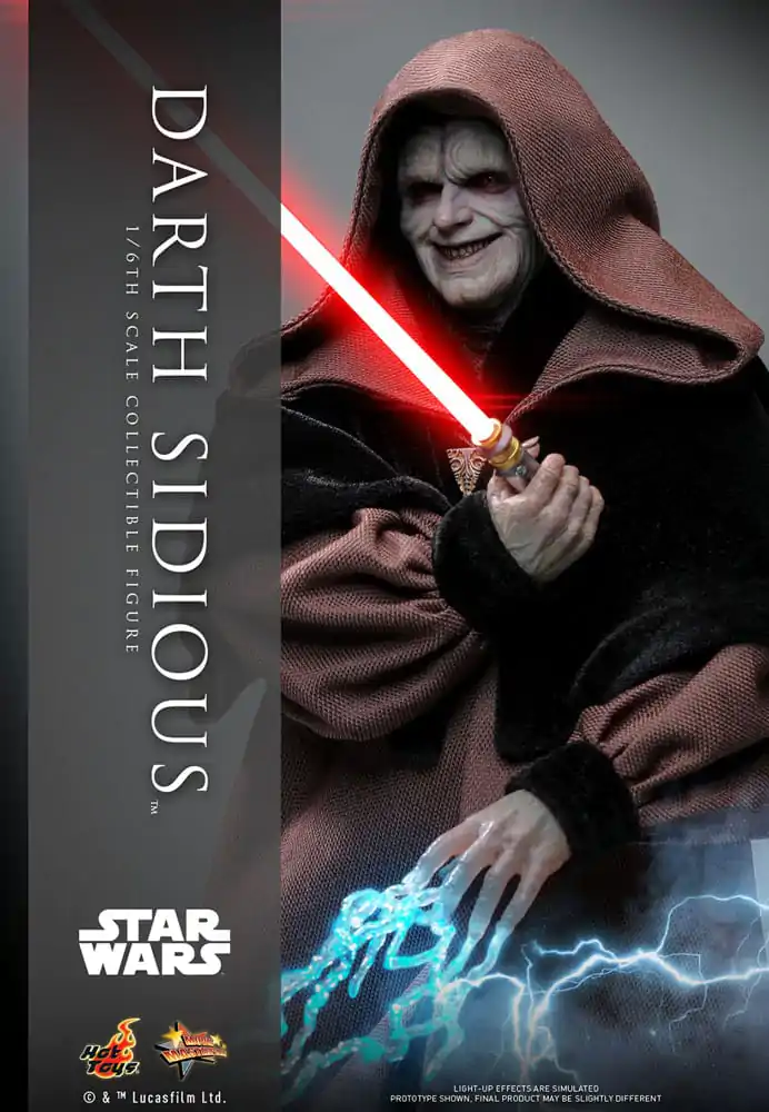 Star Wars Movie Masterpiece Akčná figúrka 1/6 Darth Sidious 29 cm termékfotó