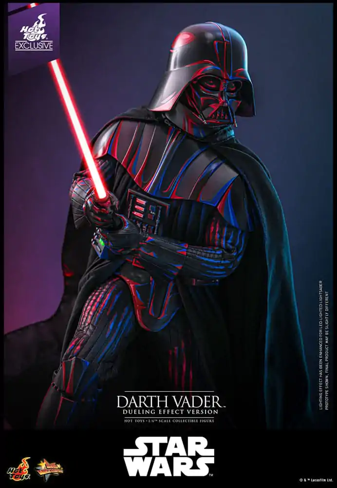 Star Wars Movie Masterpiece Akčná figúrka 1/6 Darth Vader (Dueling Effect Version) Hot Toys Exclusive 35 cm produktová fotografia