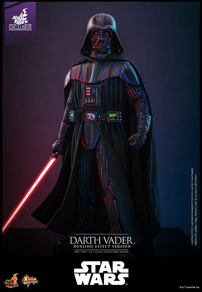 Star Wars Movie Masterpiece Akčná figúrka 1/6 Darth Vader (Dueling Effect Version) Hot Toys Exclusive 35 cm produktová fotografia