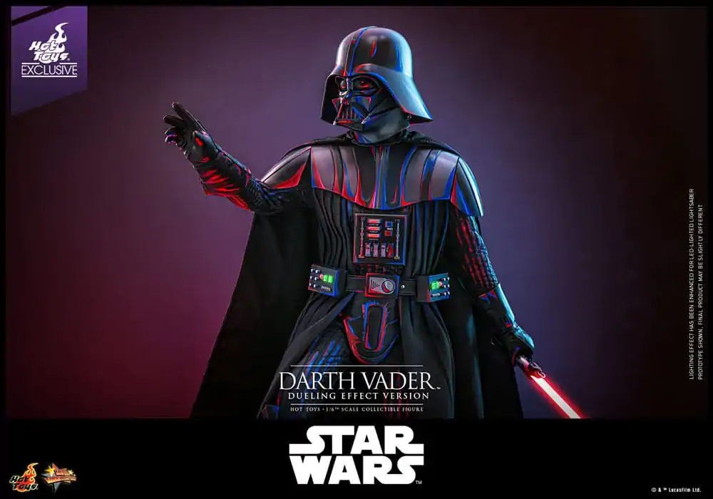 Star Wars Movie Masterpiece Akčná figúrka 1/6 Darth Vader (Dueling Effect Version) Hot Toys Exclusive 35 cm produktová fotografia