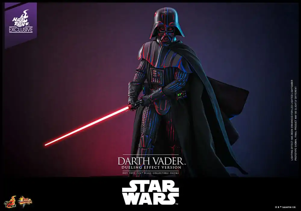 Star Wars Movie Masterpiece Akčná figúrka 1/6 Darth Vader (Dueling Effect Version) Hot Toys Exclusive 35 cm produktová fotografia