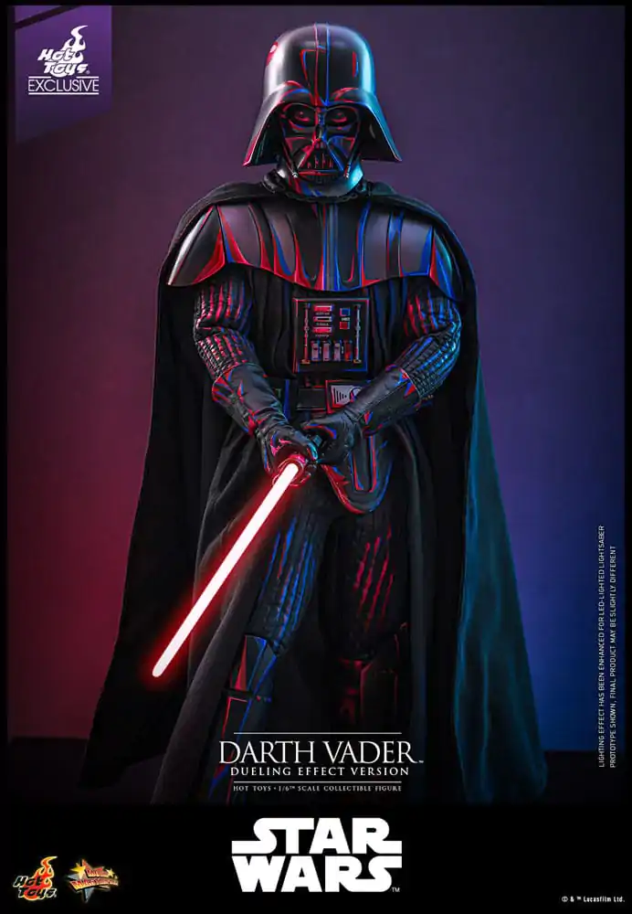 Star Wars Movie Masterpiece Akčná figúrka 1/6 Darth Vader (Dueling Effect Version) Hot Toys Exclusive 35 cm produktová fotografia