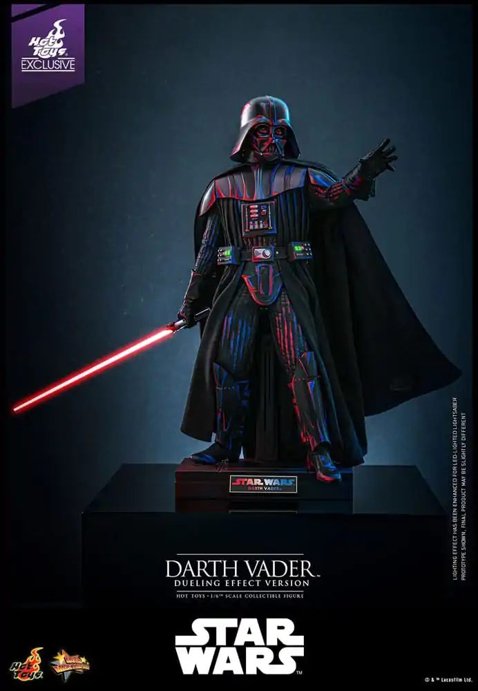 Star Wars Movie Masterpiece Akčná figúrka 1/6 Darth Vader (Dueling Effect Version) Hot Toys Exclusive 35 cm produktová fotografia