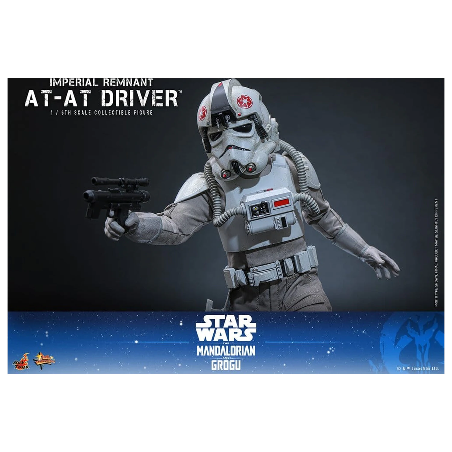 Star Wars Movie Masterpiece akčná figúrka 1/6 Imperial Remnant AT-AT Driver 30 cm produktová fotografia