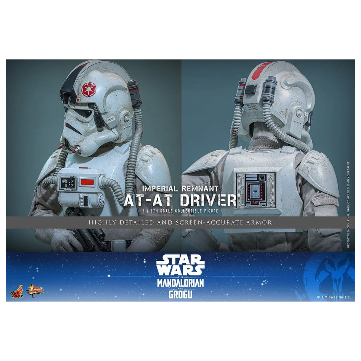 Star Wars Movie Masterpiece akčná figúrka 1/6 Imperial Remnant AT-AT Driver 30 cm produktová fotografia