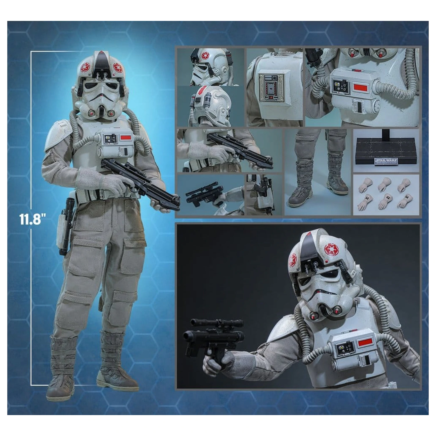 Star Wars Movie Masterpiece akčná figúrka 1/6 Imperial Remnant AT-AT Driver 30 cm produktová fotografia