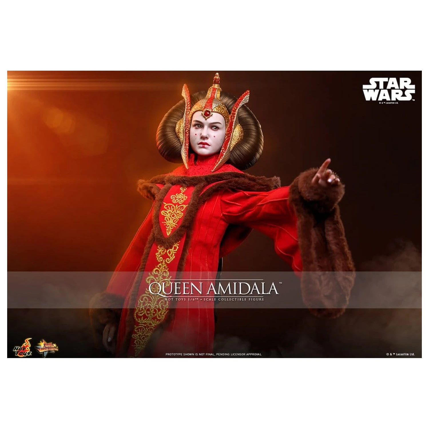 Star Wars Movie Masterpiece Akčná figúrka 1/6 Queen Amidala 28 cm produktová fotografia