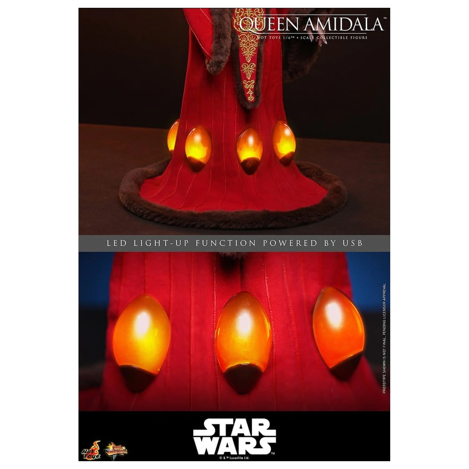 Star Wars Movie Masterpiece Akčná figúrka 1/6 Queen Amidala 28 cm produktová fotografia