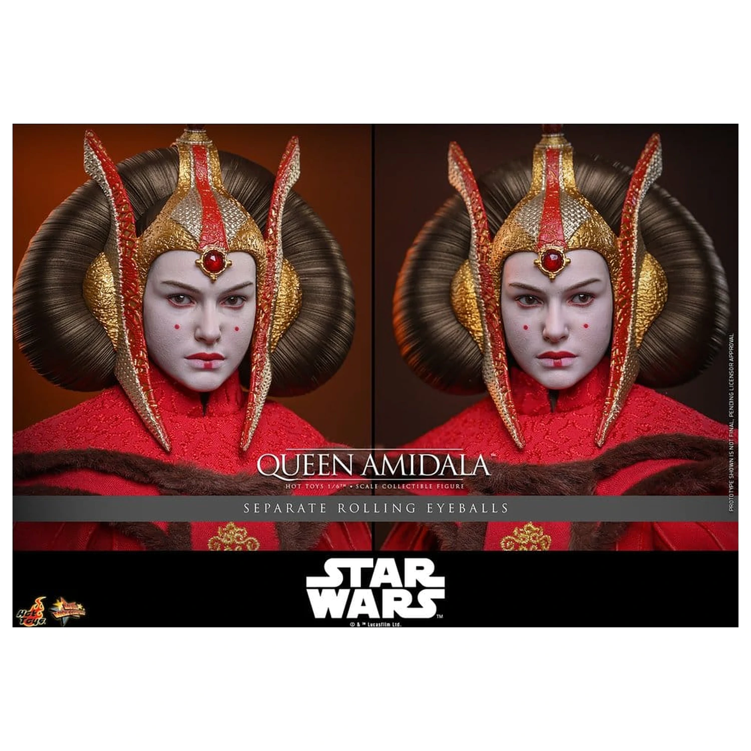 Star Wars Movie Masterpiece Akčná figúrka 1/6 Queen Amidala 28 cm produktová fotografia