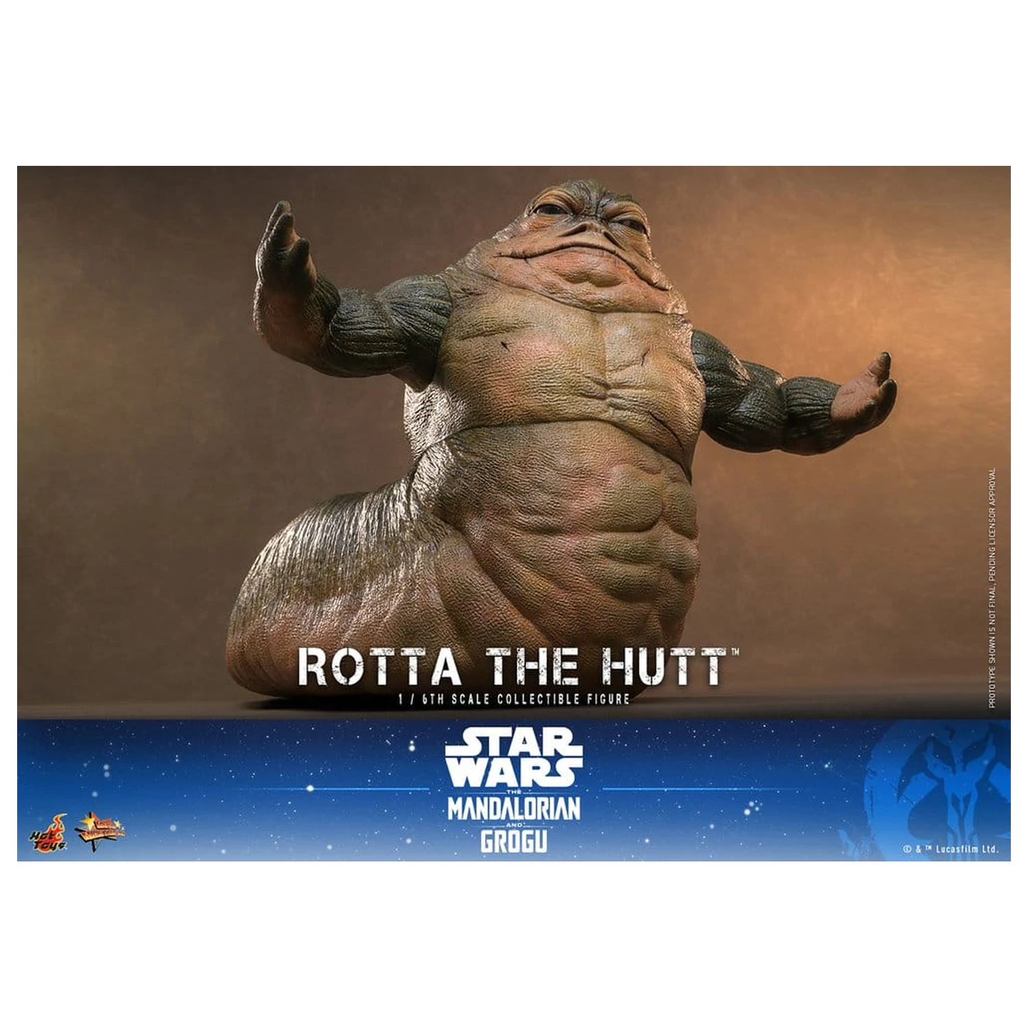 Star Wars Movie Masterpiece Akčná figúrka 1/6 Rotta The Hutt 32 cm produktová fotografia