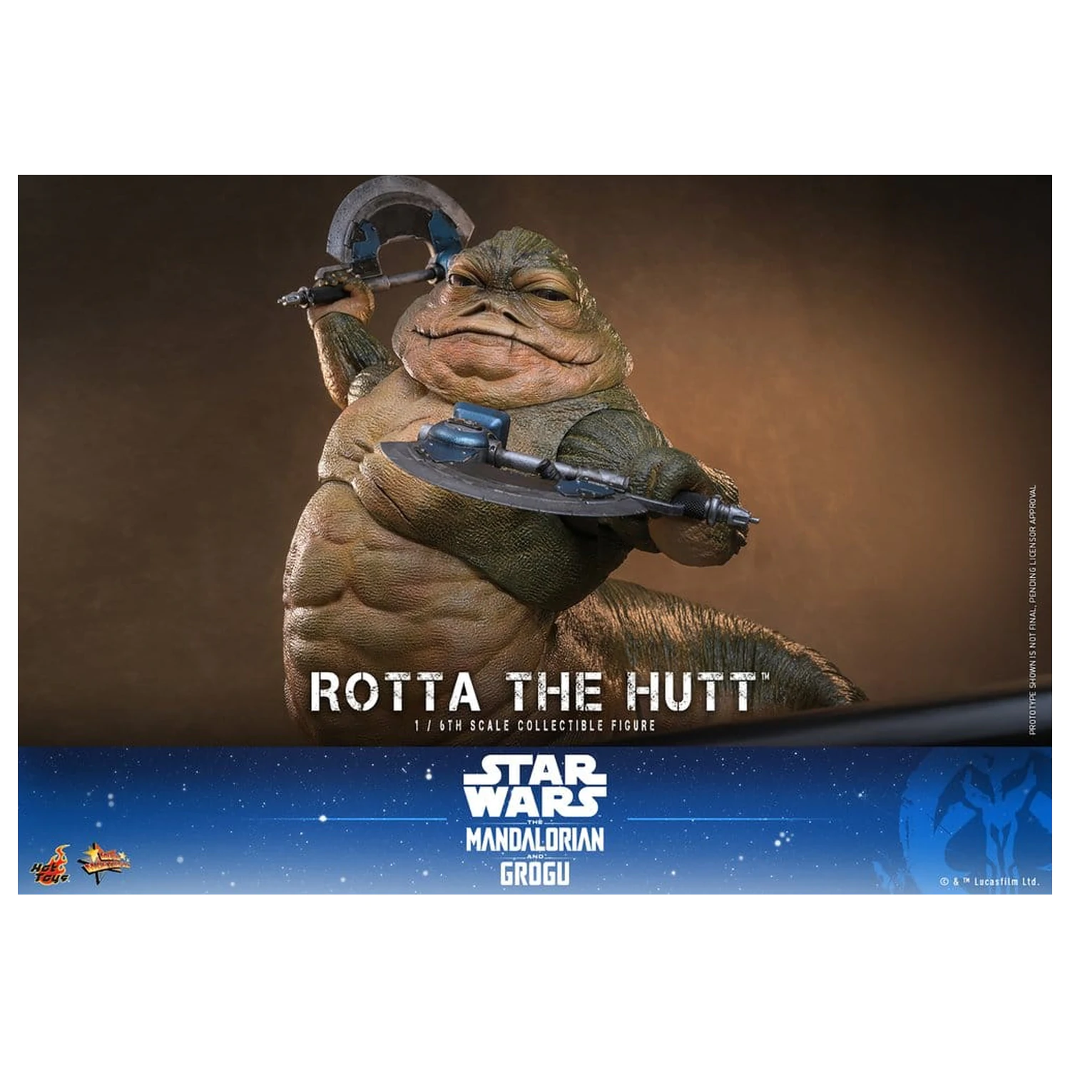 Star Wars Movie Masterpiece Akčná figúrka 1/6 Rotta The Hutt 32 cm produktová fotografia