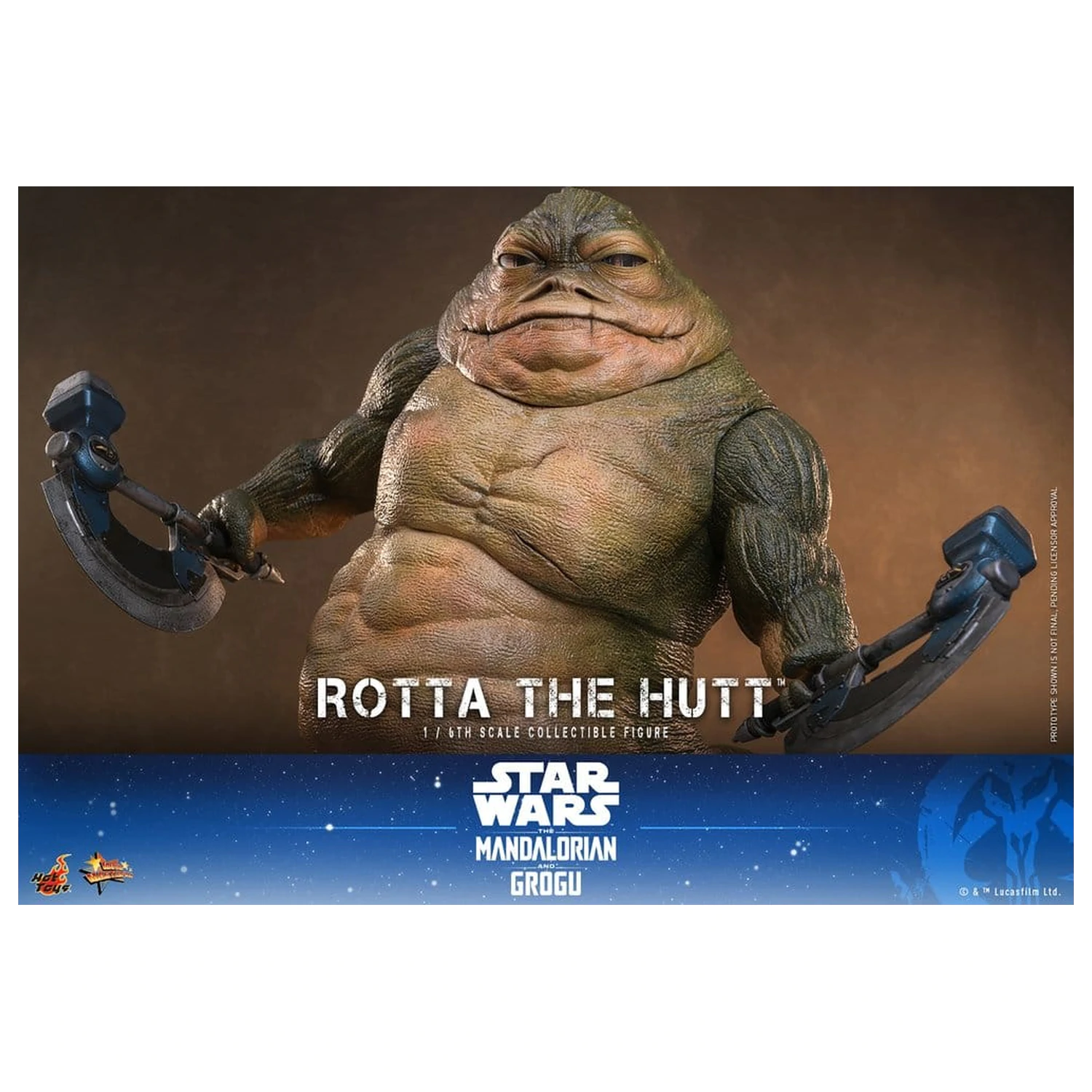 Star Wars Movie Masterpiece Akčná figúrka 1/6 Rotta The Hutt 32 cm produktová fotografia