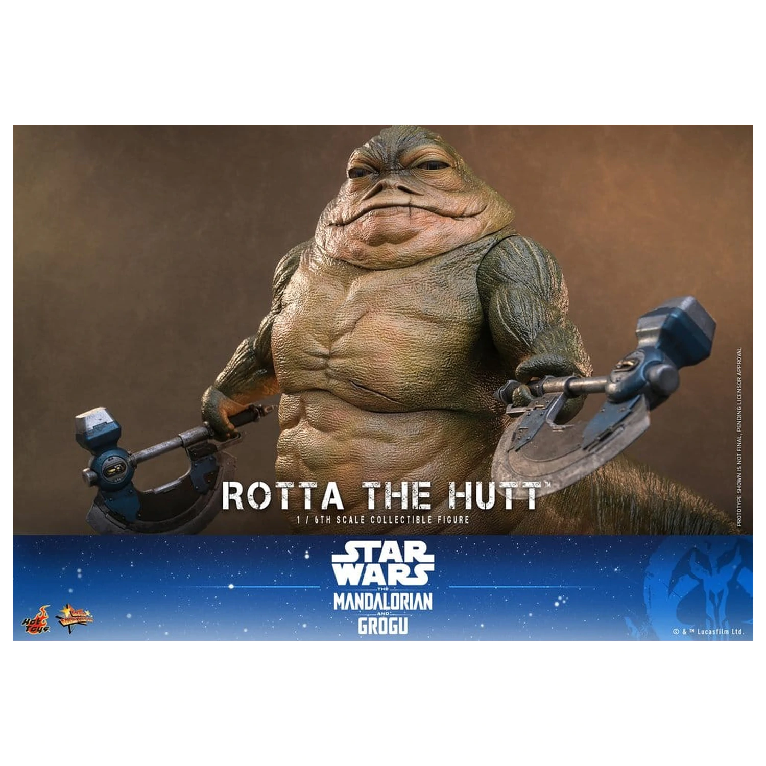 Star Wars Movie Masterpiece Akčná figúrka 1/6 Rotta The Hutt 32 cm produktová fotografia