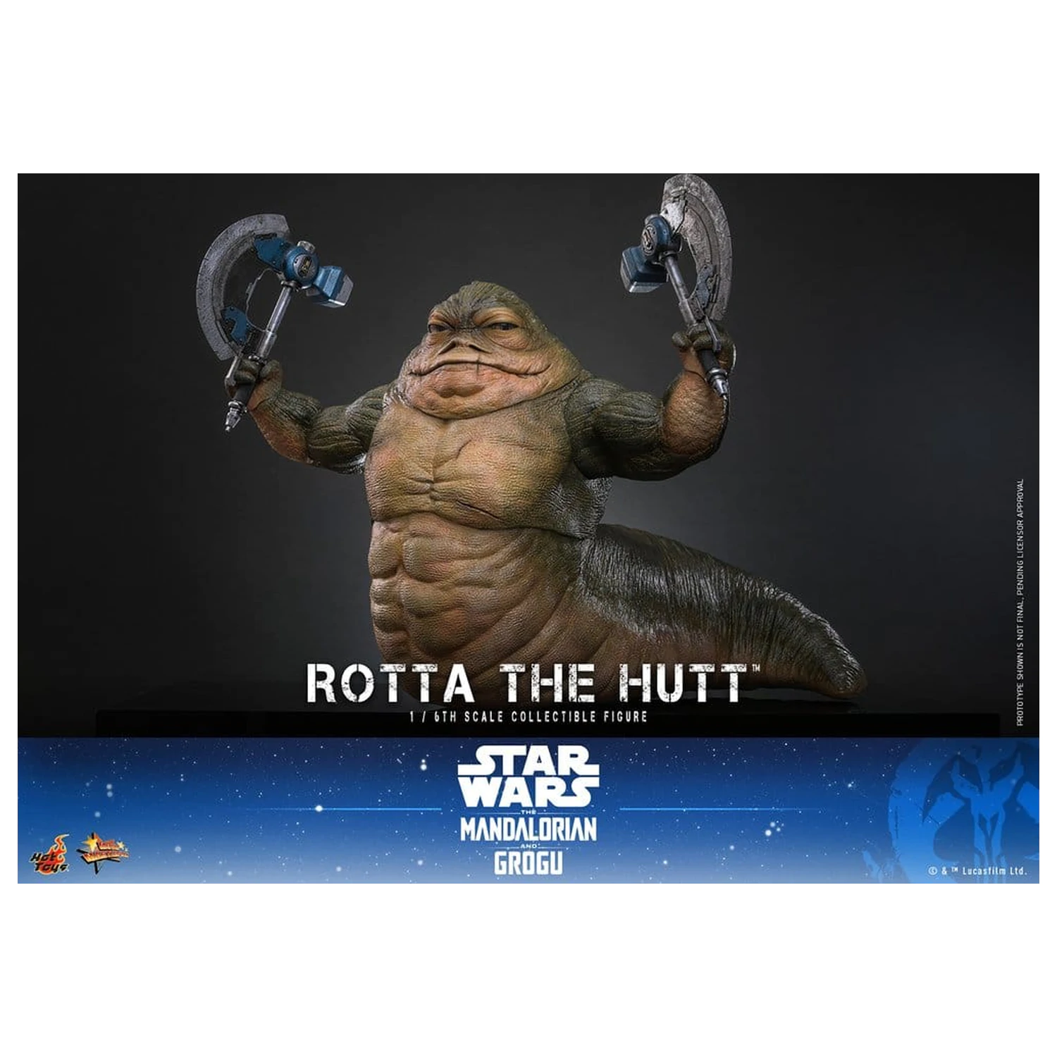 Star Wars Movie Masterpiece Akčná figúrka 1/6 Rotta The Hutt 32 cm produktová fotografia