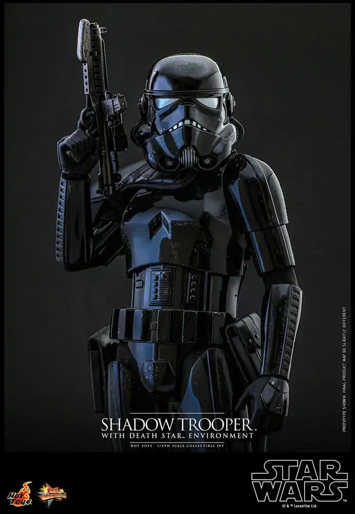 Star Wars Movie Masterpiece Akčná figúrka 1/6 Shadow Trooper s prostredím Hviezda smrti 30 cm termékfotó