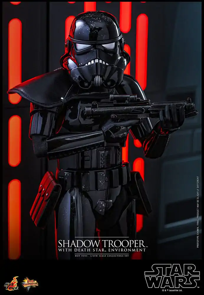 Star Wars Movie Masterpiece Akčná figúrka 1/6 Shadow Trooper s prostredím Hviezda smrti 30 cm termékfotó