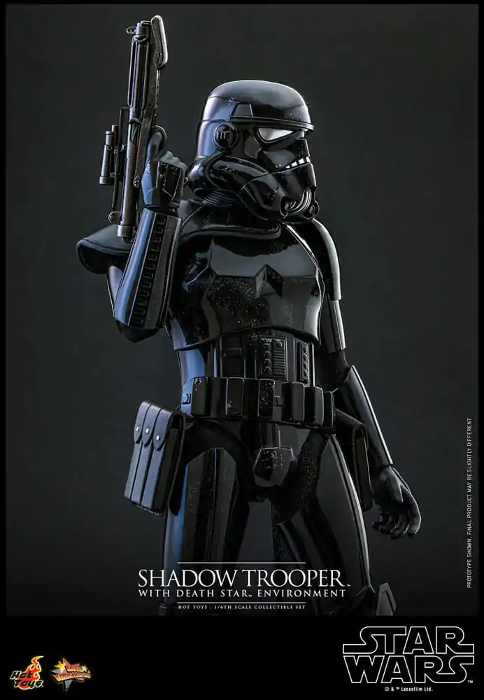 Star Wars Movie Masterpiece Akčná figúrka 1/6 Shadow Trooper s prostredím Hviezda smrti 30 cm termékfotó