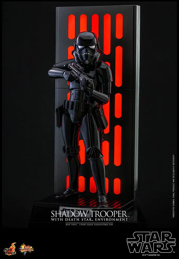 Star Wars Movie Masterpiece Akčná figúrka 1/6 Shadow Trooper s prostredím Hviezda smrti 30 cm termékfotó