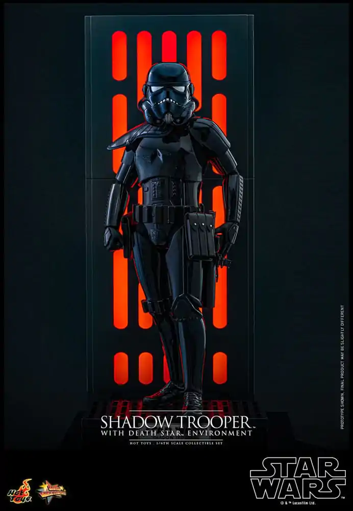 Star Wars Movie Masterpiece Akčná figúrka 1/6 Shadow Trooper s prostredím Hviezda smrti 30 cm termékfotó