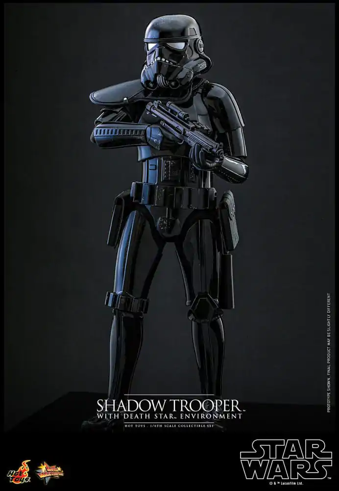 Star Wars Movie Masterpiece Akčná figúrka 1/6 Shadow Trooper s prostredím Hviezda smrti 30 cm termékfotó