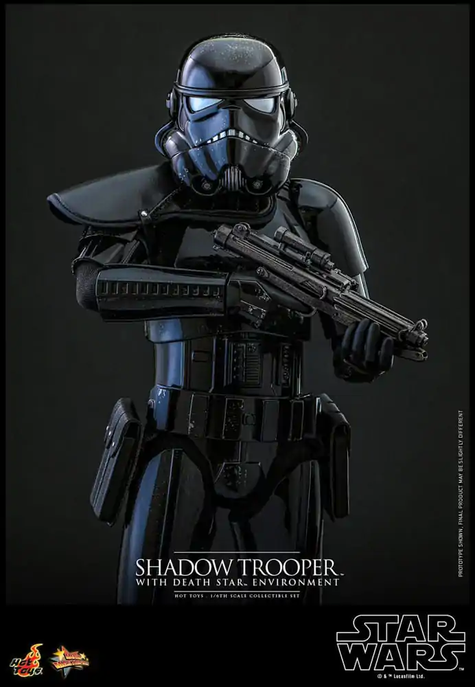 Star Wars Movie Masterpiece Akčná figúrka 1/6 Shadow Trooper s prostredím Hviezda smrti 30 cm termékfotó