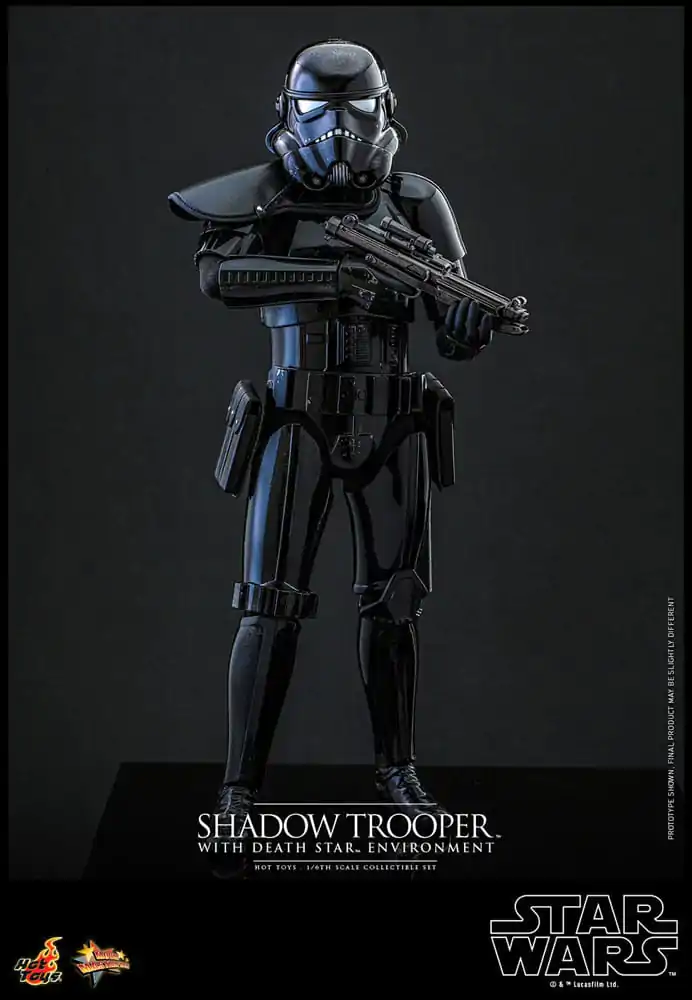 Star Wars Movie Masterpiece Akčná figúrka 1/6 Shadow Trooper s prostredím Hviezda smrti 30 cm termékfotó