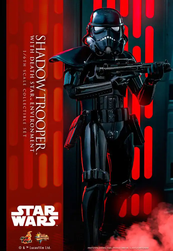 Star Wars Movie Masterpiece Akčná figúrka 1/6 Shadow Trooper s prostredím Hviezda smrti 30 cm termékfotó