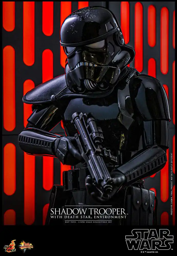 Star Wars Movie Masterpiece Akčná figúrka 1/6 Shadow Trooper s prostredím Hviezda smrti 30 cm termékfotó