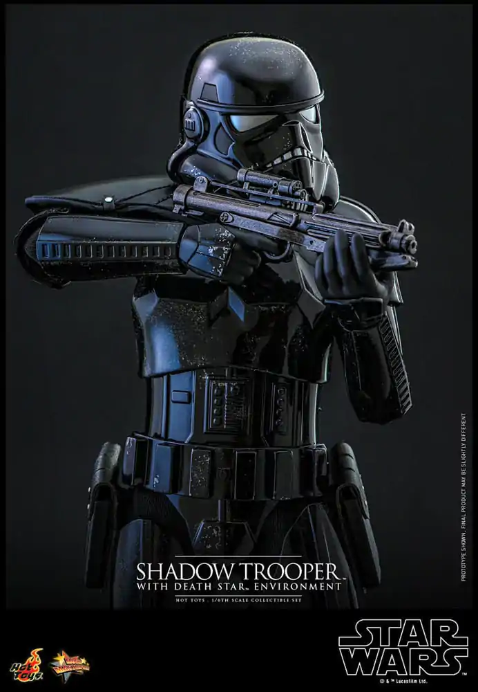 Star Wars Movie Masterpiece Akčná figúrka 1/6 Shadow Trooper s prostredím Hviezda smrti 30 cm termékfotó