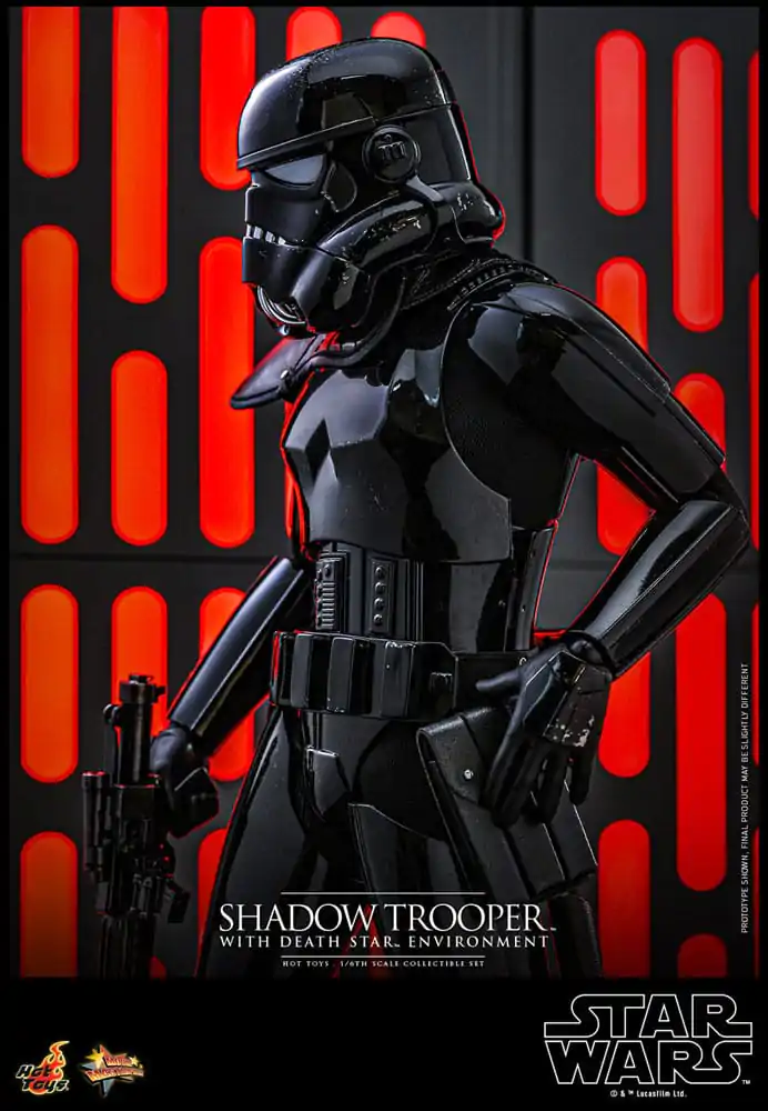 Star Wars Movie Masterpiece Akčná figúrka 1/6 Shadow Trooper s prostredím Hviezda smrti 30 cm termékfotó