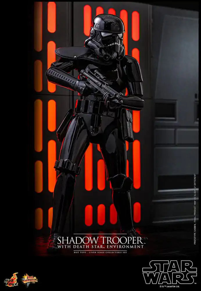 Star Wars Movie Masterpiece Akčná figúrka 1/6 Shadow Trooper s prostredím Hviezda smrti 30 cm termékfotó