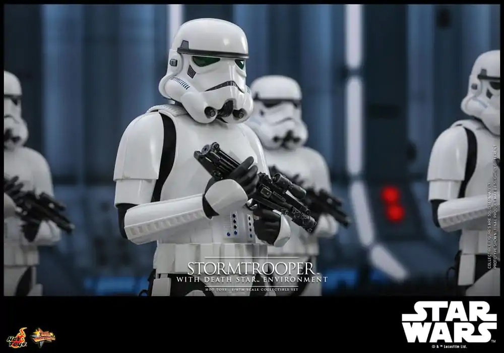 Star Wars Movie Masterpiece Akčná figúrka 1/6 Stormtrooper s prostredím Hviezdy smrti 30 cm termékfotó